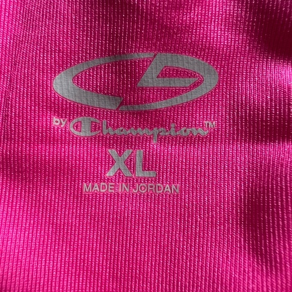 C9 by Champion Tri - Colored Built in Bra Swirl Patterned Tank Top Purple Pink - Picture 7 of 10